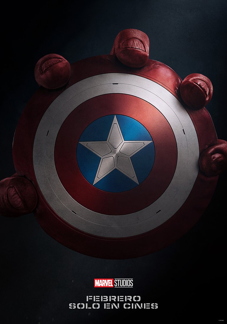 OursideGeek's tweet photo. Tenemos primer teaser poster de #CapitanAmericaUnNuevoMundo que se estrena en febrero del 2025 en todos los cines.

#MarvelStudios #CaptainAmericaBraveNewWorld #RedHulk https://t.co/QXxaOF6D0o