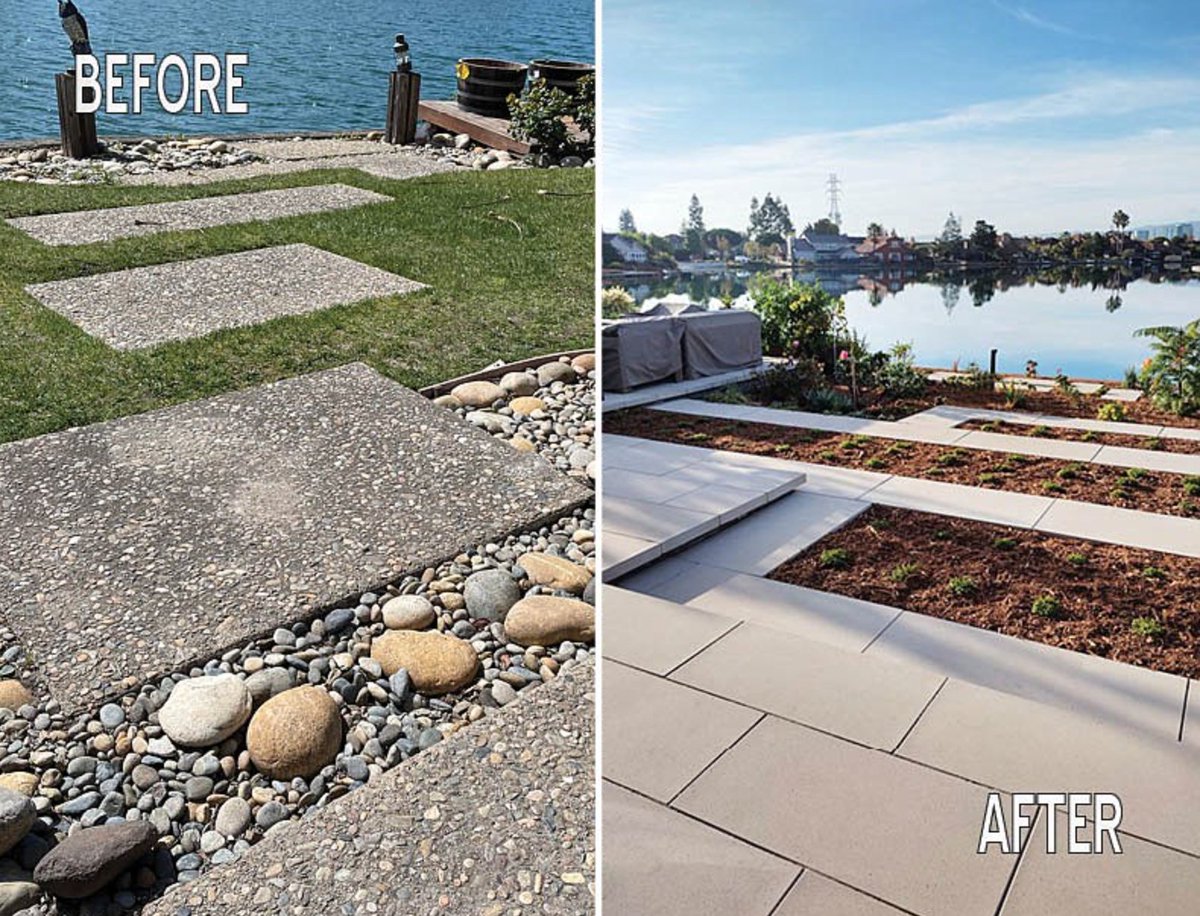 stepstonellc's tweet image. Do you have before and afters for your Stepstone projects? Submit them to our photo program to receive a $150 gift card on Stepstone products! #StepstoneInc #Pavers #OutdoorLiving #MadeInTheUSA 
#Hardscape #YourVisionInConcrete #HardscapeProjects #HardscapeDesign #StepstoneLLC