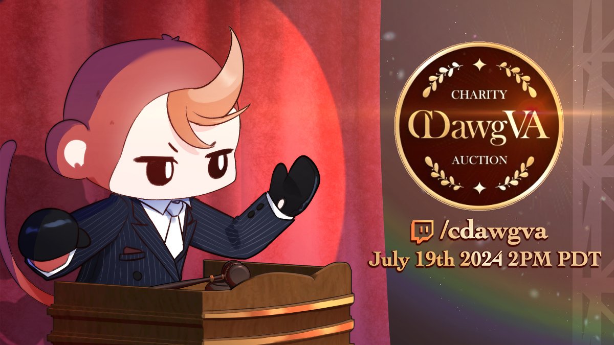 CDawgVA's tweet photo. If you'll allow me to be honest, there was a chunk of time where it looked like I wouldn't be able to do the auction this year. 

But luckily we managed to get a lot of help last minute to make sure we can bring the show to you. Can't wait to see you there! SORRY FOR SPAM!🫡 https://t.co/lLT4IJlQZC