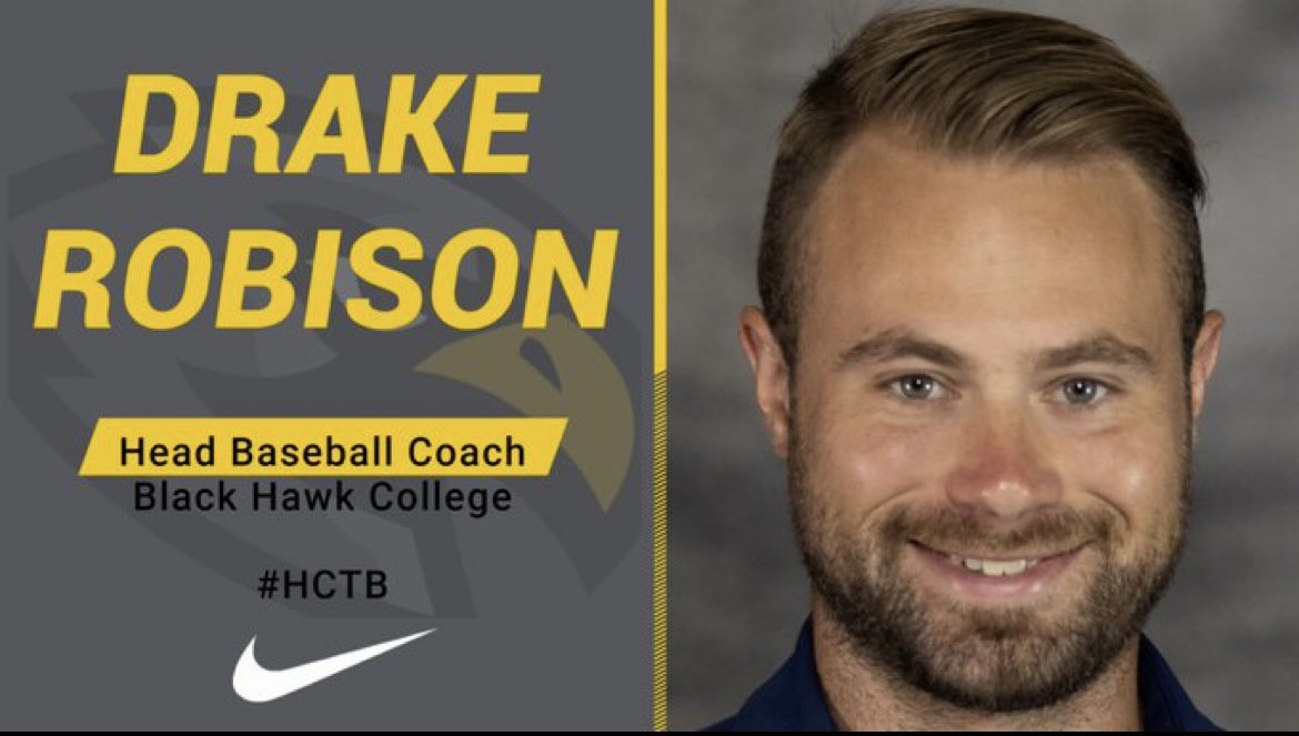 We welcome Coach Robison to the Black &amp; Gold! ⚫️🟡⚾️🟡⚫️