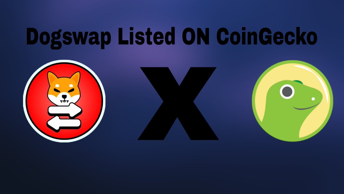 dogswapdex's tweet photo. 🐶 DogSwap Listed ON CoinGecko 

https://t.co/R508YJMg9w

#CoinGecko #listing https://t.co/TjIuaSomun
