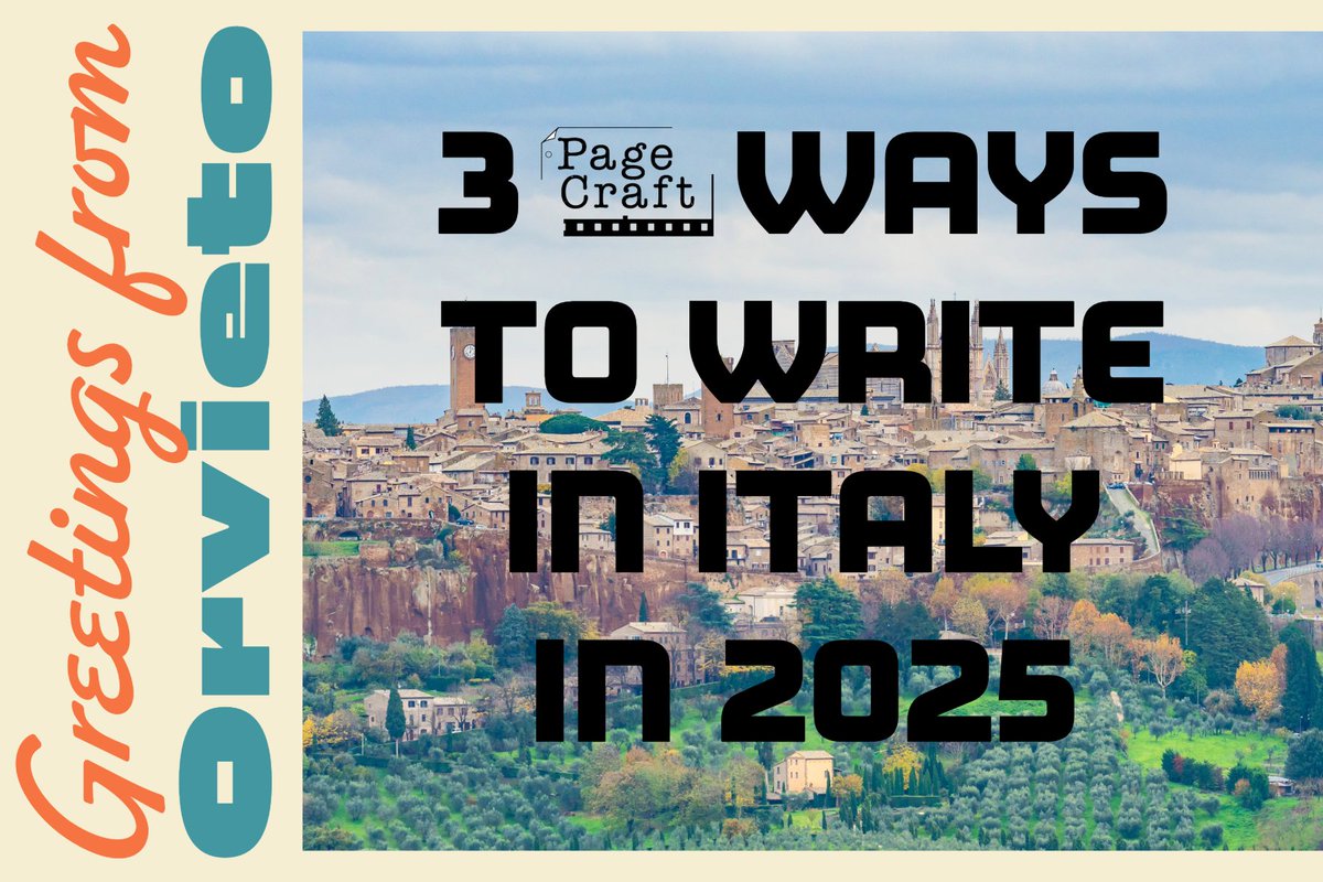 PageCraftwrite's tweet photo. Oooo, switching it up for next year to give more writers more opportunities to make their writing in italy dream a reality. #screenwriting #screenwritingretreat #writeinitaly https://t.co/KYocrXxbpn https://t.co/Fnr3sizPUo