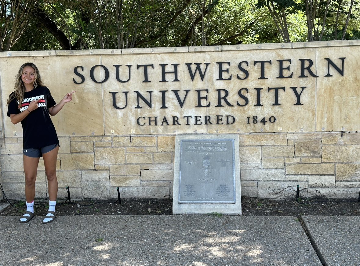 Daryn Thienpont (@darynrene) on Twitter photo After a great visit with <a href="/SUPiratesWBB/">Southwestern Women’s Basketball</a> I am very excited to say I have received an offer to play at the next level! Thank you <a href="/BiglerCaitlin/">Caitlin Kriesel-Bigler</a> for this amazing opportunity!
<a href="/bhsorangeball/">BrandeisGirlsHoops</a>
<a href="/SAHoopsElite/">SA Hoops Elite</a> After a great visit with <a href="/SUPiratesWBB/">Southwestern Women’s Basketball</a> I am very excited to say I have received an offer to play at the next level! Thank you <a href="/BiglerCaitlin/">Caitlin Kriesel-Bigler</a> for this amazing opportunity!
<a href="/bhsorangeball/">BrandeisGirlsHoops</a>
<a href="/SAHoopsElite/">SA Hoops Elite</a>