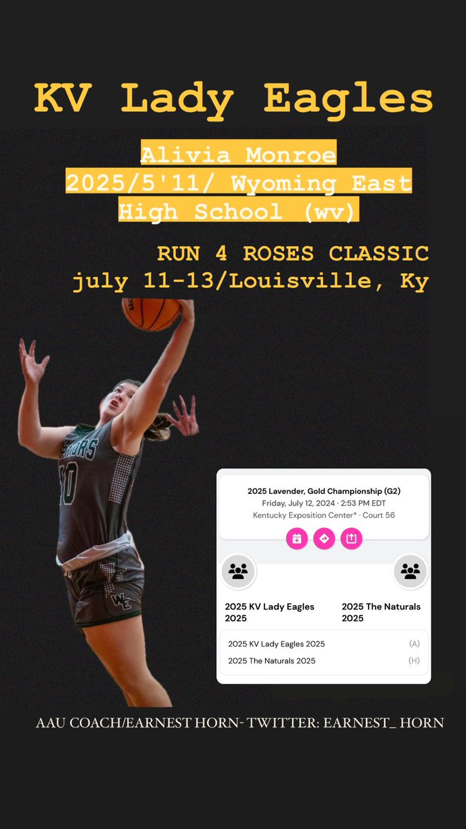 Alivia6474's tweet photo. @CoachCPeay Would love for you to possibly come to my game today. https://t.co/g7oBL5B5rd
