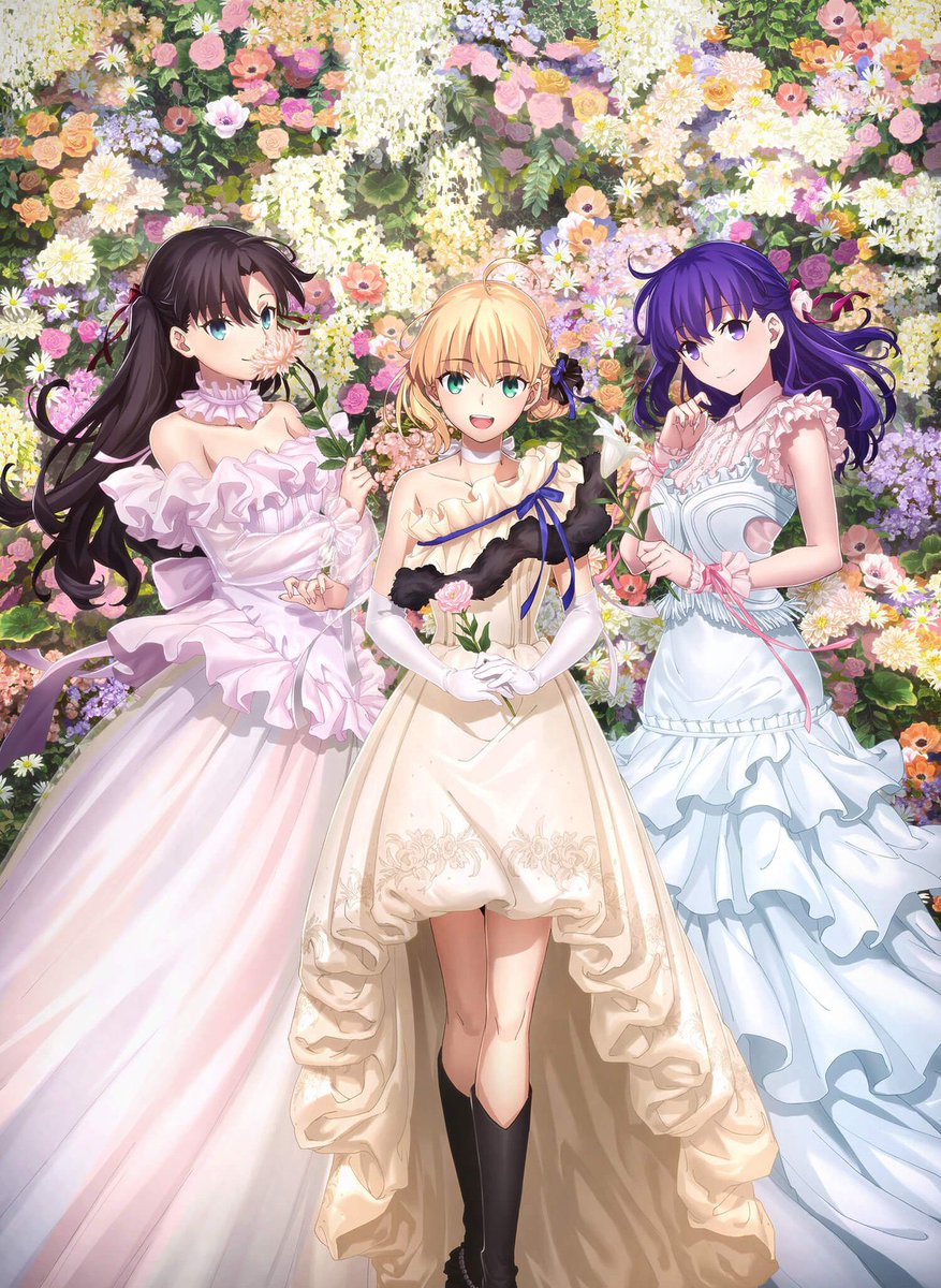 TypeRamza's tweet photo. Oh my GOD this new Fate/Stay Night art for the 20th anniversary is so beautiful https://t.co/IVkCMMC3r2