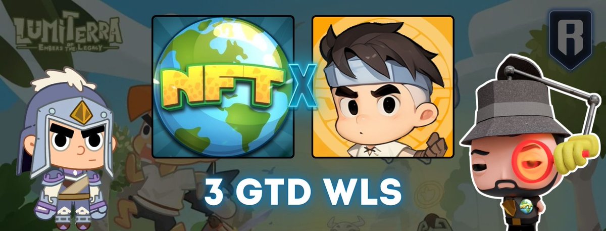 ◀️MIRNFT x LUMITERRA▶️
We've decided to do a giveaway 3 early access spots for their CBT on Ronin !!!

To enter:
🔵Follow <a href="/LumiterraGame/">Lumiterra</a> x <a href="/MIR_NFT/">MIR NFT</a> 
🔵Like &amp; RT This Twit
🔵Tag three friends in the retweet.

⏰ I'll pick a winner in 48 hours

About Lumiterra project:
Lumiterra is