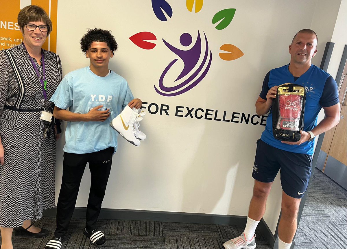 We are proud to sponsor <a href="/CityofPeterAcad/">City of Peterborough Academy</a> student Ismael 

Ismael boxes out of Top Yard Boxing Gym  and has now had 5 bouts and just won the Box Cup in Birmingham 🥊 

Ismael has been attending YDP Boxercise sessions at COPA with Coach Wayne for the last 2 years