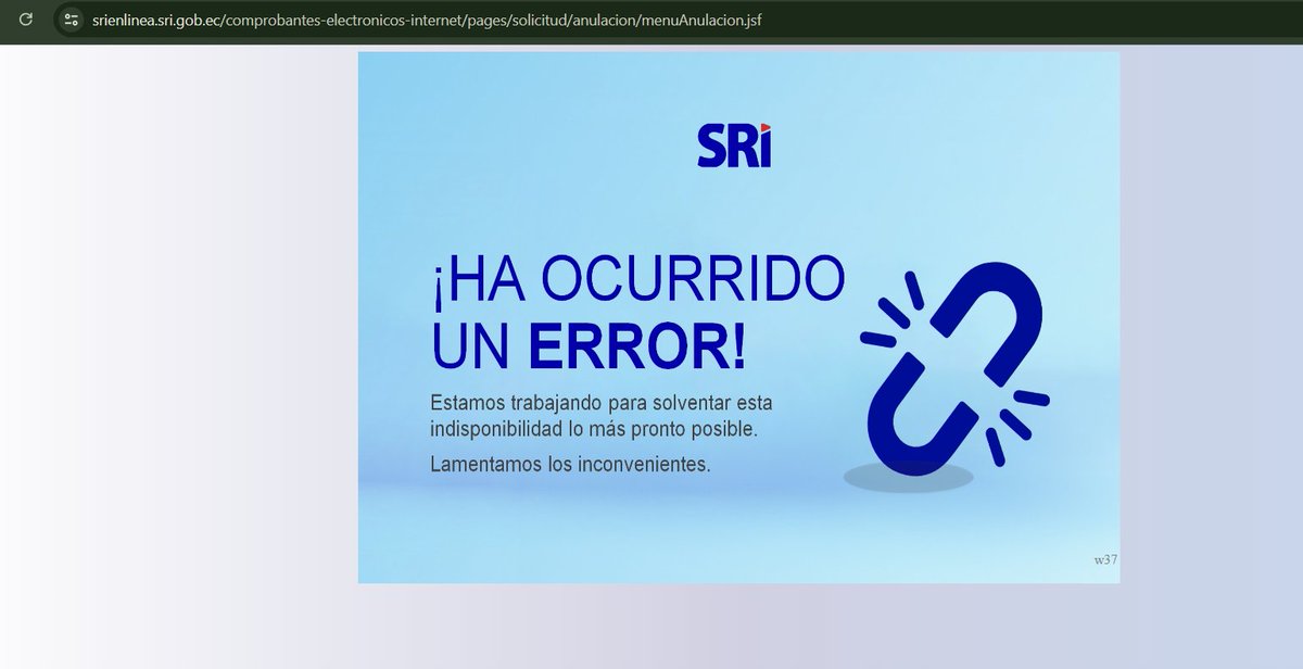 aleonll's tweet photo. @SRIoficialEc Y si, por favor, mejor reparan primero los problemas de acceso y estabilidad en ciertas opciones? https://t.co/tToAfw6nFC
