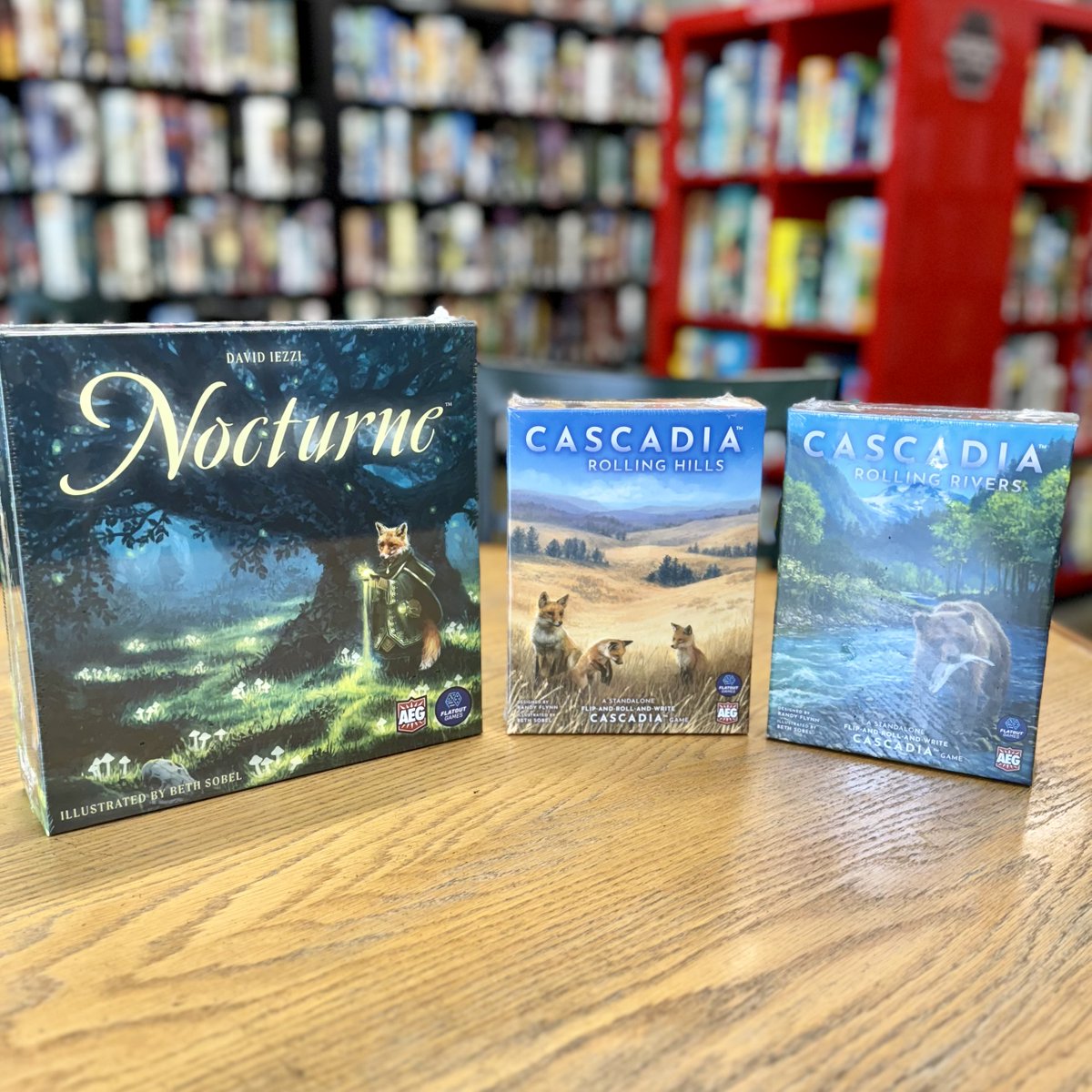 Spielbound's tweet photo. We're excited to be stuck inside this weekend with so many great games in this week's #boardgamestore arrivals - Nocturne, Star Wars Unlimited, Quoridor Pac-Man, Evenfall and much more!
https://t.co/9voQNQnVFy
@alderac @FFGames @Gigamic @LaBoiteDeJeux https://t.co/y8MiRKLKnB