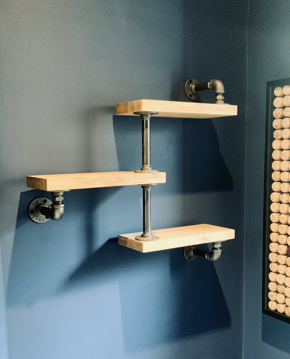 RichardGlazer's tweet photo. DIY project for the downstairs toilet. Saw something like it online and thought I’d give it a go. https://t.co/LcQF0oMURD