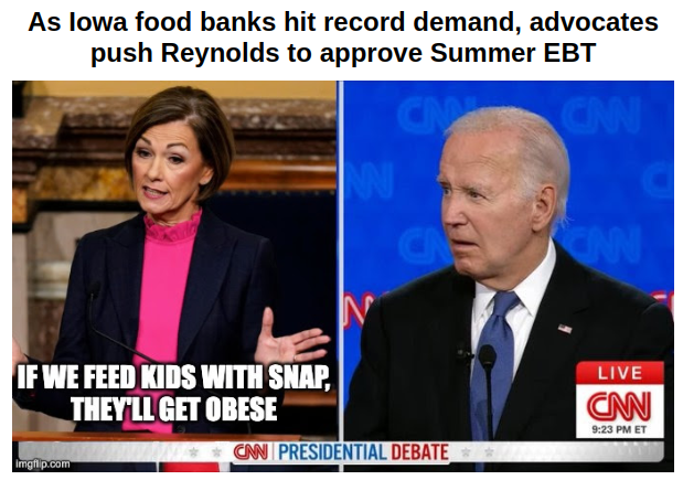 OhmsLaw78's tweet photo. Reynolds blames....
https://t.co/FBOKKXbtqC
Reynolds declined Summer EBT
https://t.co/rEv5ks6nog
Summer meals
https://t.co/du9ldgUgWF
#Iowa #IowaNews #AroundIowa #IowaLife #IowaKids #EBT #KimReynolds #SummerEBT #IAedu #HHS #FoodInsecurity #Iowans #foodpantries #Foodbanks https://t.co/ht2sSRxVxw