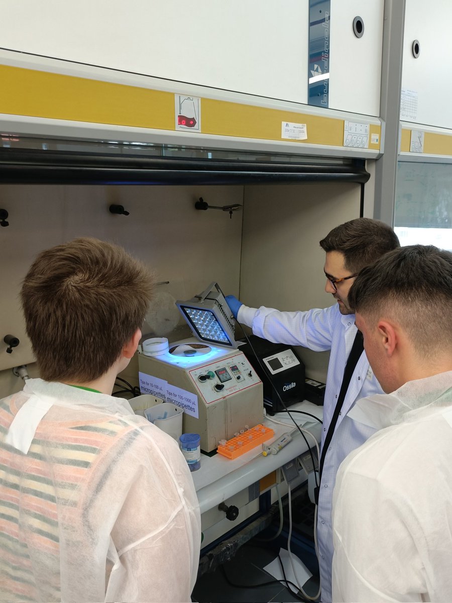 ABx3Lab's tweet photo. 🏖️ With the arrival of summer comes the ICMUV Summer Course on Material Science and Nanotechnology! Master and undergrad students have the opportunity to visit our labs and know the research lines of the institute. See you next summer! 👩🏼‍🔬👨🏾‍🔬 https://t.co/D1yU0cuR1L
