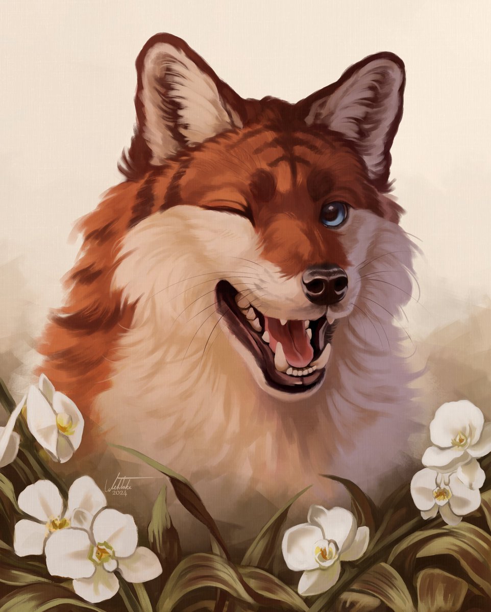 Portrait commission for draconigen 🌼