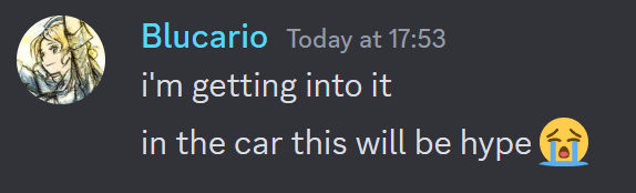 Guys, <a href="/BlucarioYT/">Blucario</a> is currently trying to convince people in his discord server that this new Jojo Siwa song is "a bop" and claiming "Katy Perry wishes she could make this". I think we've lost him.