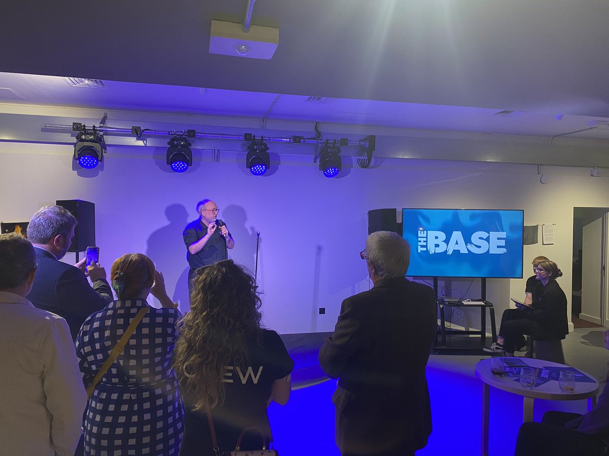 NSTCLion's tweet photo. Some of the team visited @PortsmouthGhall this evening, for the opening of #TheBase. A dedicated creative space for young people in #Portsmouth. 

Excited for the potential this presents to cadets &amp; young people involved in music locally. 

#YoungPeople #Music #Creative @NTCHQ https://t.co/ZGv4J8e1wj