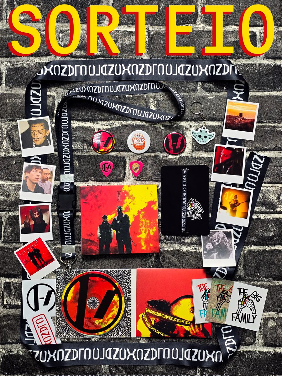 🔥SORTEIO KIT CLANCY🔥

Com o lançamento do nosso site estamos trazendo essa surpresa!
AFIM DE GANHAR TODOS OS ITENS ABAIXO?

*CD Clancy (ORIGINAL)
*Faixa Clancy
*Chaveiro Clancy
*Safecell Clancy
*Chaveiro NED
*2 Palhetas JIM
*3 Bottons
*Pack de polaroid/adesivo

SAIBA COMO ⬇️⬇️
