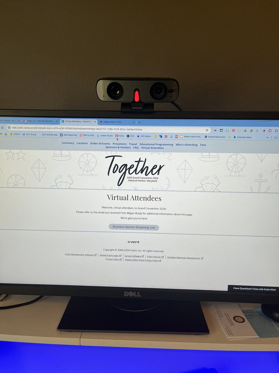 Ready for Kappa Alpha Theta Grand Convention … from home. #TogetherTheta