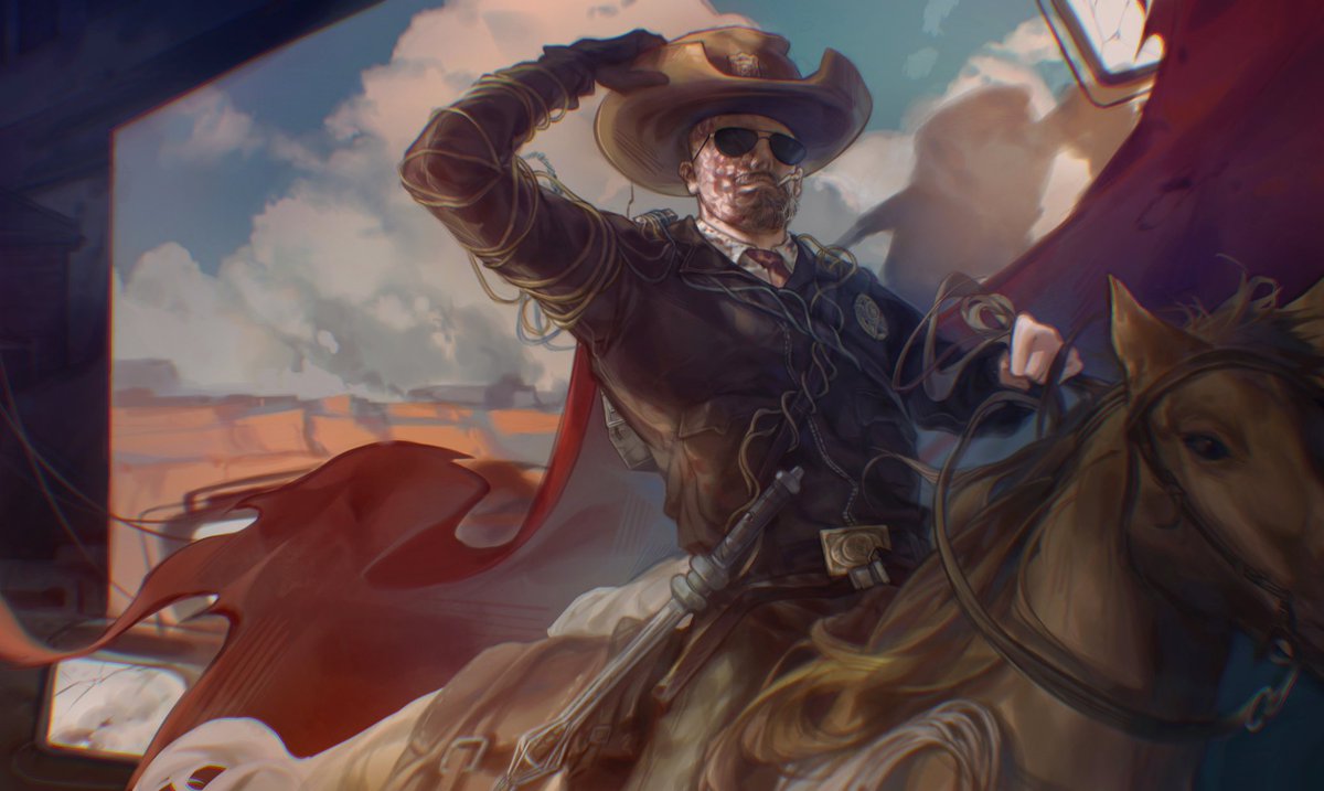 mrgx1019's tweet photo. 🐴

#LelandCoyle #TheOutlastTrials @TheRedBarrels #fanart https://t.co/EMaI4JpMWm