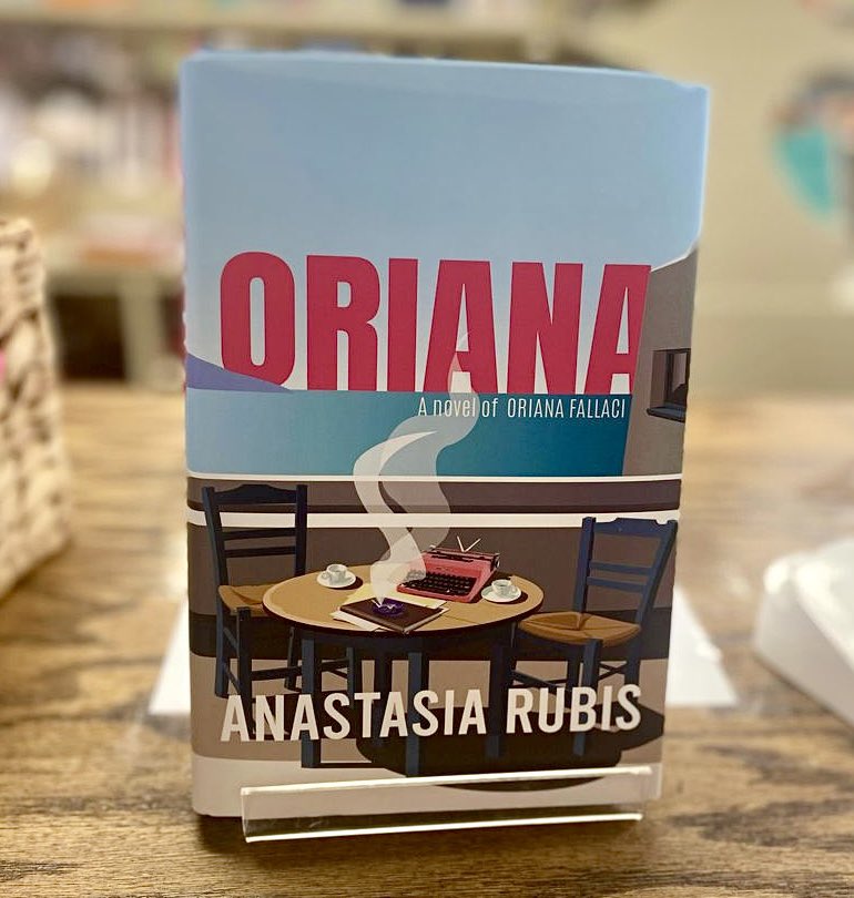 ORIANA: A Novel of Oriana Fallaci
by Anastasia Rubis, Delphinium Books, out now. 

What a magnificent novel of the life of the famed Italian correspondent Oriana Fallaci, who inspired generations of journalists, including Barbara Walters and Christiane Amanpour. Recommended!