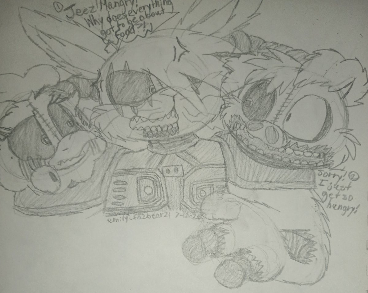 emily_fazbear21's tweet photo. Have a Joy Kill drawing I did an hour ago :>
It's scary drawing a mechanic body, but it's fun at the same time lol-
#luckytherabbit #hangrythepig #pennythechicken #joykill #darkdeception #crossoverau https://t.co/l2mWqZ1Zle