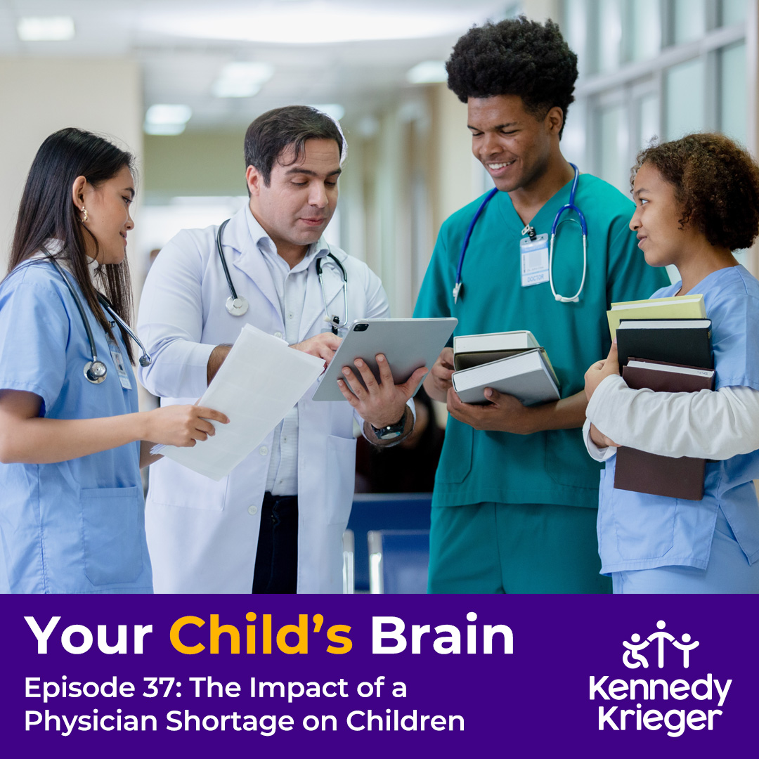 On the latest #YourChildsBrain #podcast on <a href="/WYPR881FM/">WYPR</a>, our doctors discuss the shortage of specialized pediatricians, what's being done to address it, and what parents can do to ensure their children get the medical care they need: ow.ly/cmII50SACBh.