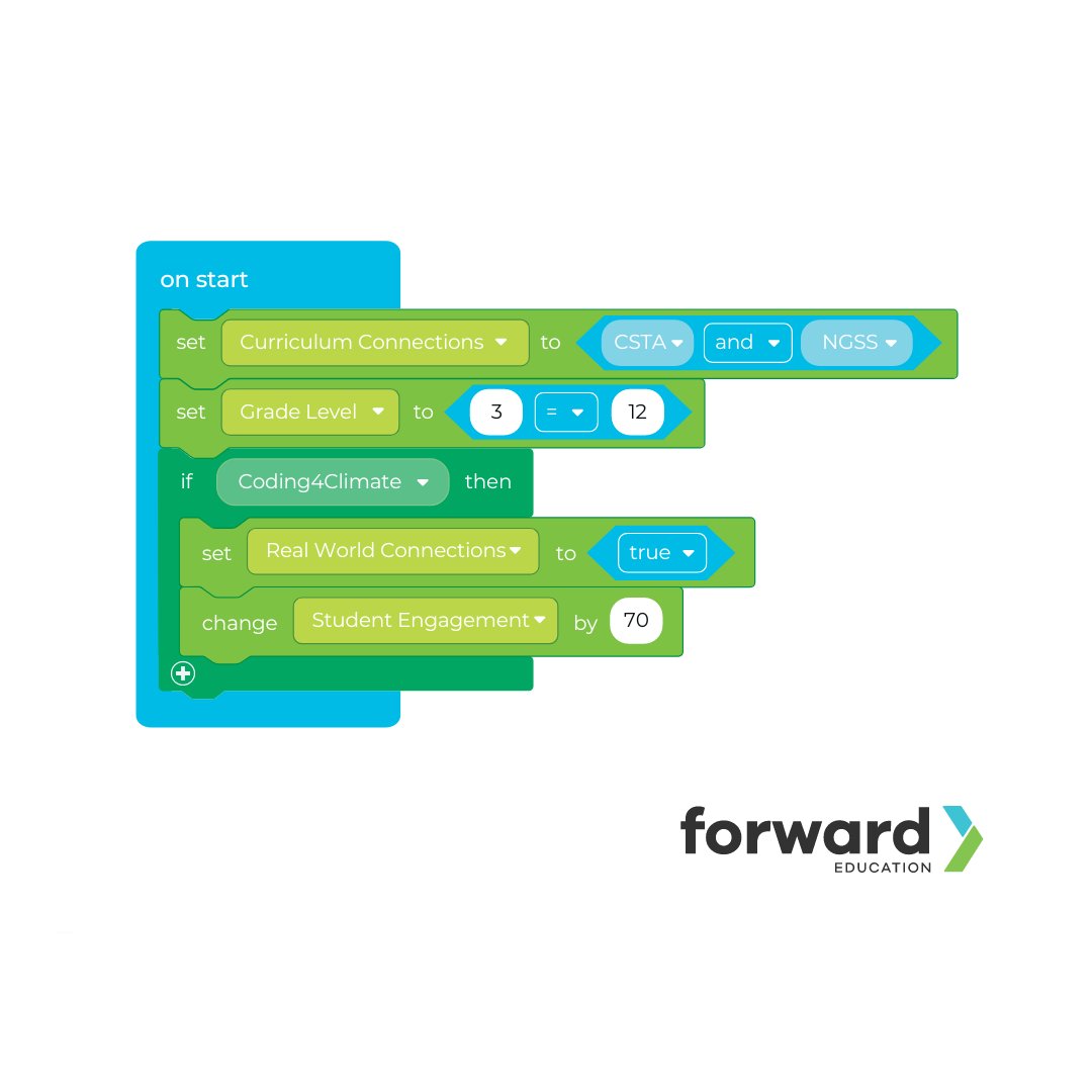 Forward__EDU's tweet image. The #microbit is the brain of our Climate Action Kit🧠

✈ with #CSTA24 just days away, we wanted to celebrate by sharing some details in #blockcode! 🔢 

📍Visit @csteachersorg Conference Booth #413 for swag and prizes!🎁 

Not joining us at #CSTA ?
🌟 fwdedu.com/apply