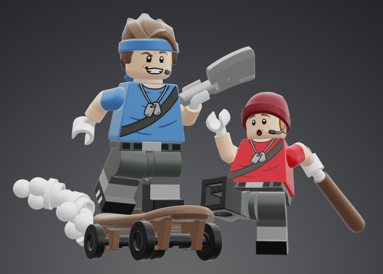 Lego team fortress 2 sale