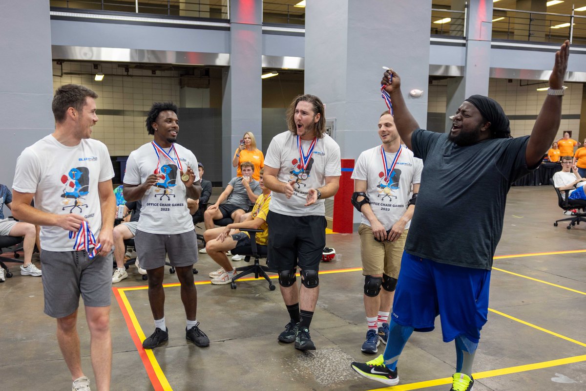 BluebirdFiber's tweet photo. Check this out! @fosteradopt_org just released some new photos from their annual Office Chair Games, check some of them out!

Such a great time for a great cause! Please take a moment to learn how Foster Adopt helps young people navigate life during and after foster care. https://t.co/a09UULvdgA