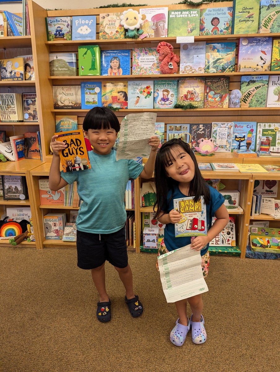 Ms. Dorothy Chu (@chusliteracy) on Twitter photo Another summer reading program <a href="/BNBuzz/">Barnes & Noble</a> completed! 📚✅ I've got two very happy (& quiet kiddos)! 😍 So proud of my little readers. 🤓 Another summer reading program <a href="/BNBuzz/">Barnes & Noble</a> completed! 📚✅ I've got two very happy (& quiet kiddos)! 😍 So proud of my little readers. 🤓