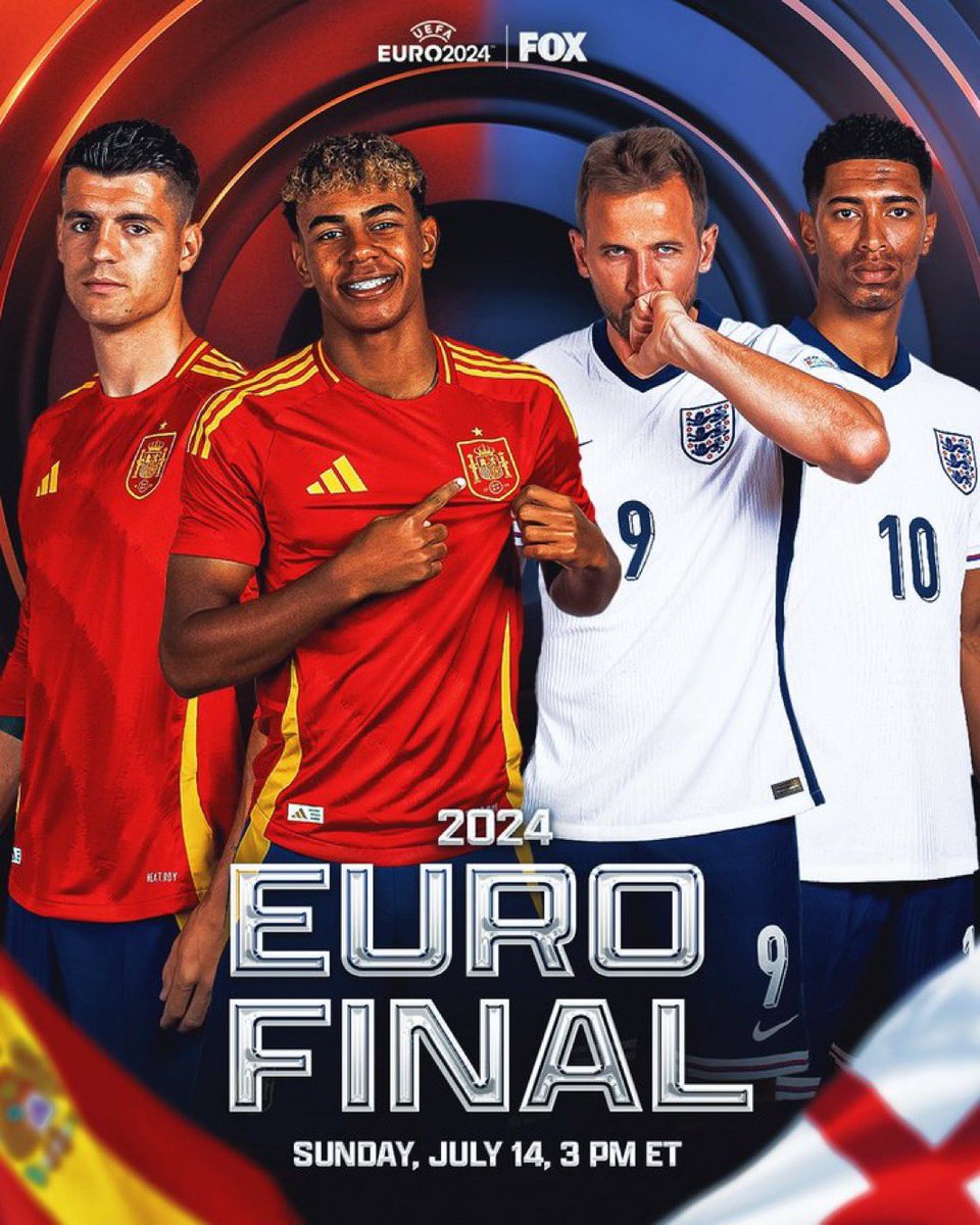 🚨| المسابقة الكبرى لنهائي يورو 2024 :

- جوائز النهائي لفائز واحد :-

• 40$ 
• قميص النادي او المنتخب المفضل لديك 

- شروط الدخول للمسابقة :-

• ريتويت لتغريدة المسابقة 
• متابعة صفحتنا على X
• ريتويت للتغريدة المثبتة 
• توقع المنتخب الفائز فقط دون ذكر النتيجة
• يمكن