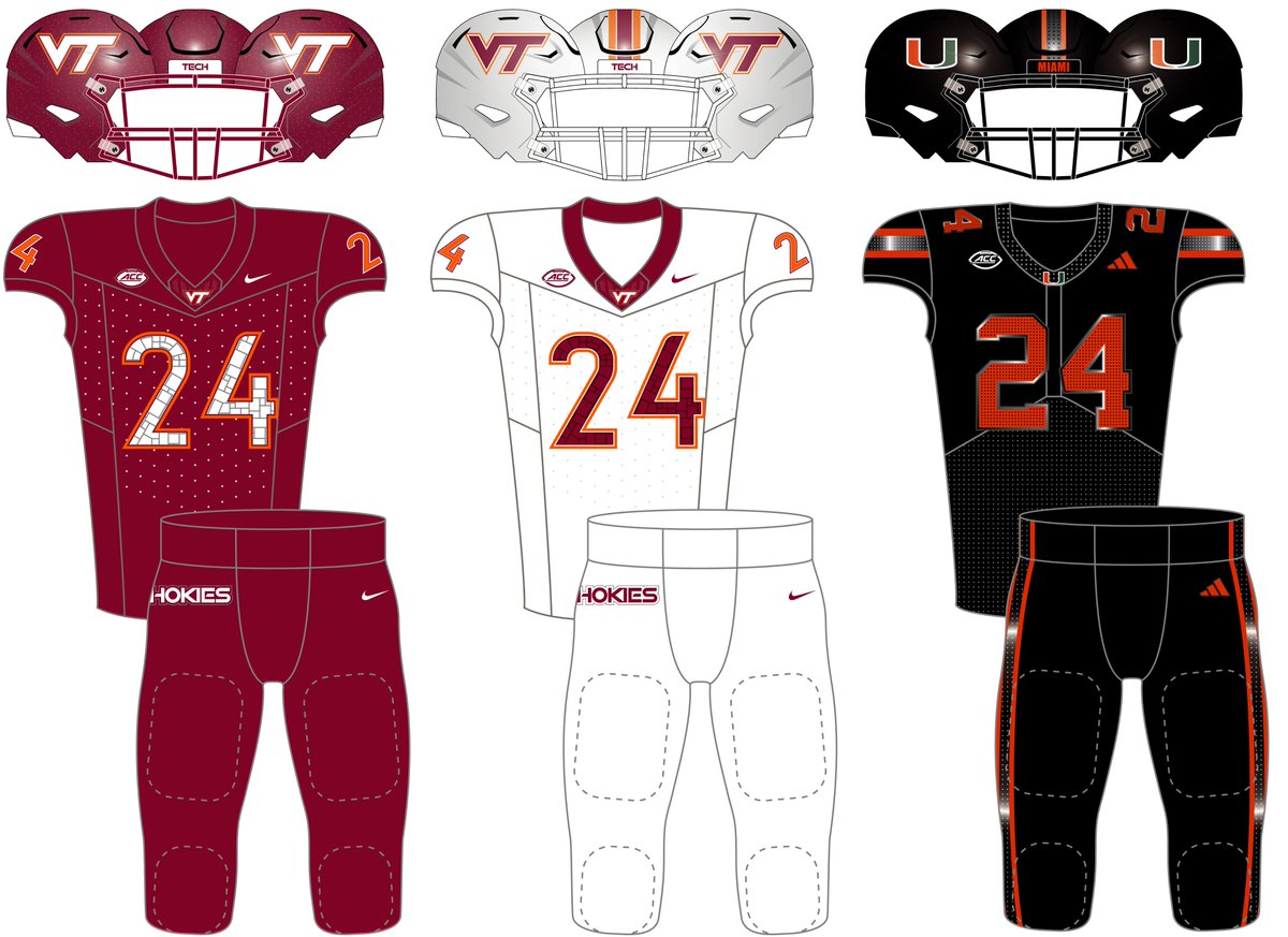 ACC_Tracker's tweet image. It's that time of the year
@HokiesFB @CanesFootball @UniWatch
#HokiesFootball #HurricanesFootball
@JonesVT