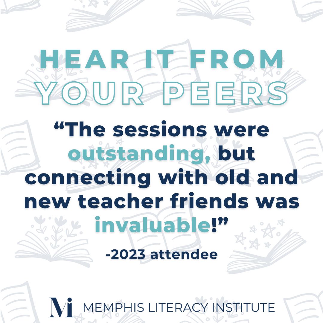 memphistr's tweet photo. Imagine: A city where every student in every school is experiencing the freedom &amp; dignity of literacy. 

You can be a part of this reality by joining us at the 2024 Memphis Literacy Conference!

Don't miss your chance.

https://t.co/vifu8hULyy https://t.co/YQVes1CoRQ