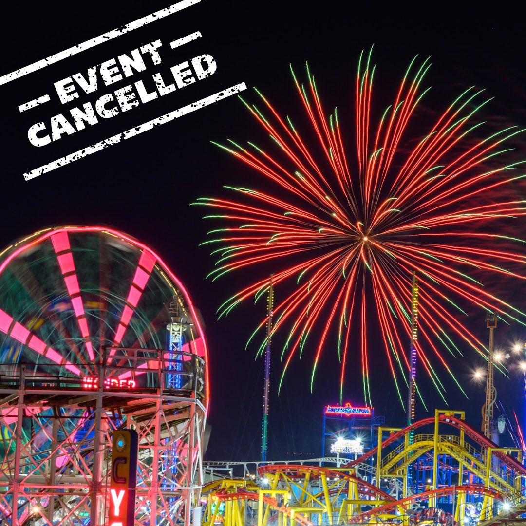 UPDATE 🚨
Due to the weather, we have cancelled tonight's Fireworks show 🥺

We hope to see you all next week!