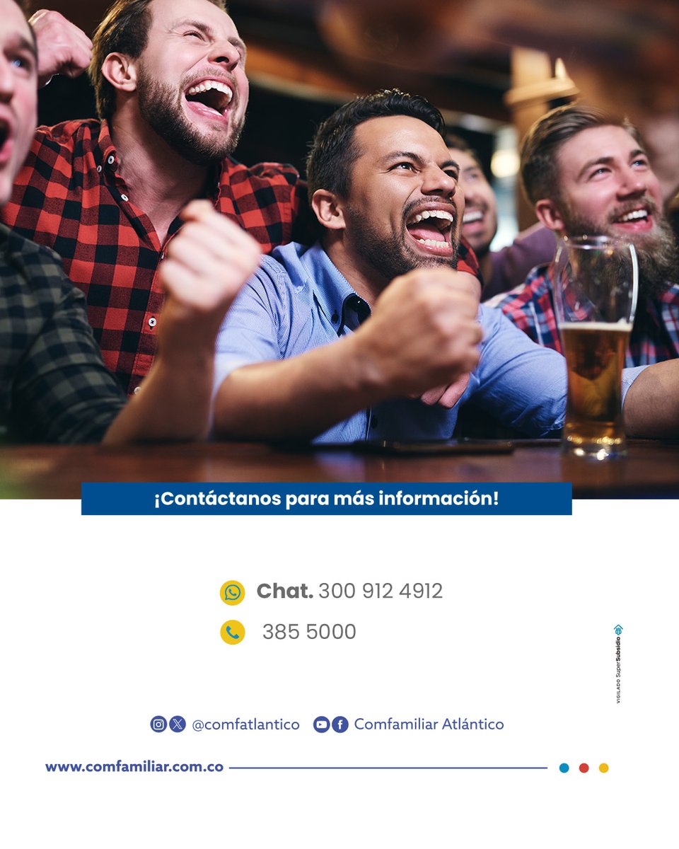 ¡La final de la Copa América 2024 está a la vuelta de la esquina! ⚽🇨🇴 Y nosotros queremos ser campeones!  Disfruta de un ambiente inigualable, rodeado de amigos y buena vibra. ¡No te pierdas ni un solo gol y celebra cada jugada como se merece! 🎉🍻 #CopaAmérica2024