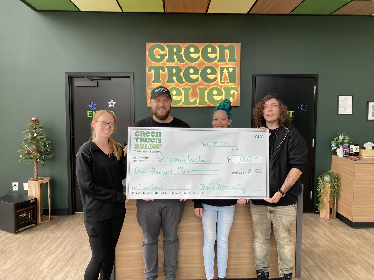greentreerelief's tweet photo. 🌿 We're honored to support the Branch County Veteran’s Footlocker! This organization provides essentials to veterans in need. We’ll see you at the Coldwater Golf Course Sunday for the annual outing! 🇺🇸
#GreenTreeRelief #VeteransSupport #CommunityLove #BranchCounty #GivingBack https://t.co/e1eAA73j3z