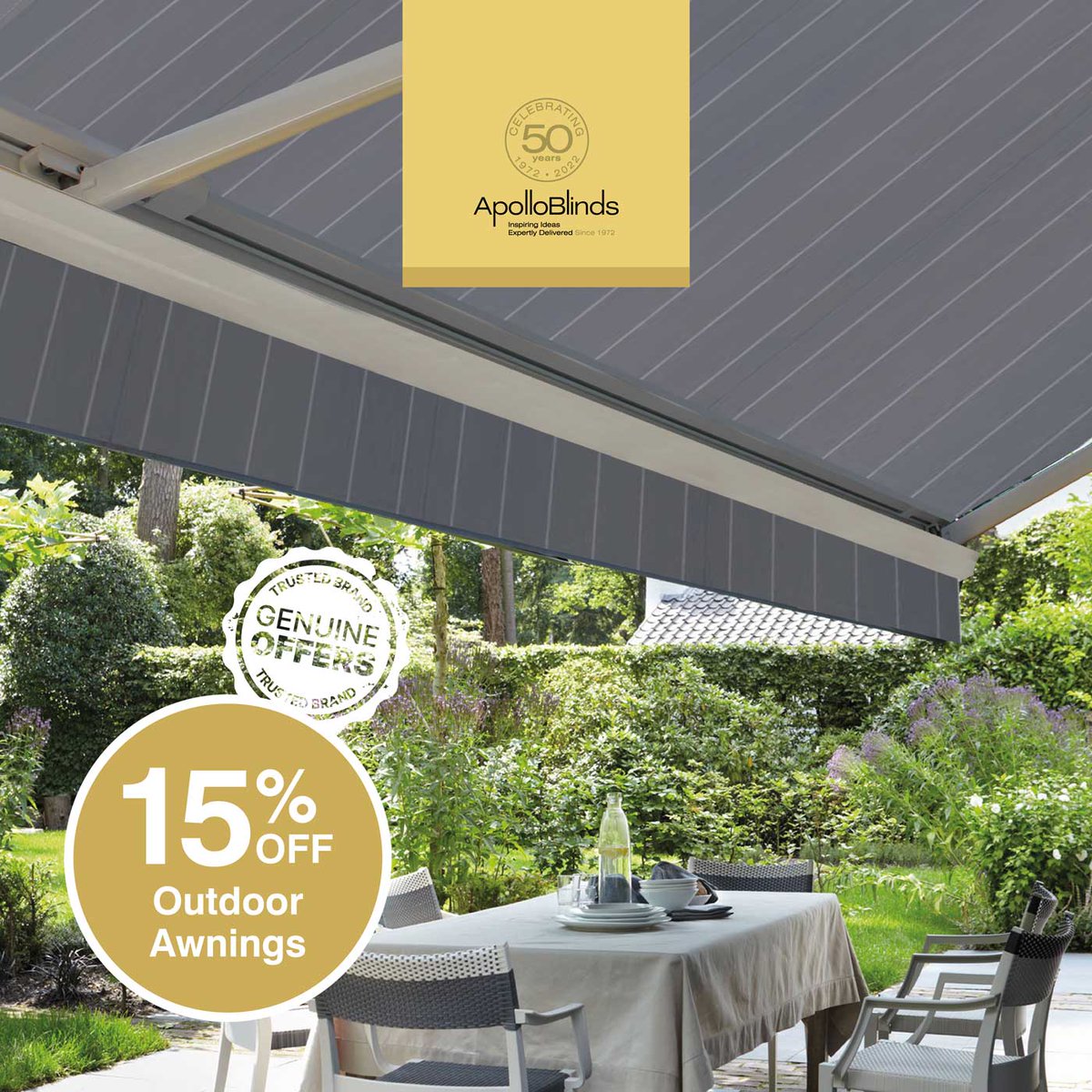 Book in with us today for a FREE no obligation quote &amp; design visit! apollo-blinds.co.uk
Our stunning selection of Summer offers include 👉
20% off Duette® Blinds,  Pleated blinds, shutters and Faux Wood Blinds and 15% off Awnings

#SummerOffers #blinds