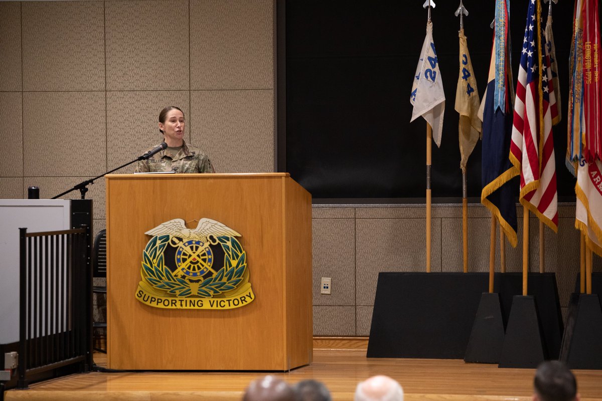 SCoE_CASCOM's tweet image. #Today, The United States Army Quartermaster School welcomed the 59th Quartermaster Commandant, Col. Erin C. Miller in a change of command ceremony July 12 in the Lewi Auditorium, Fort Gregg-Adams, Virginia. 

#SupportStartsHere #BeAllYouCanBe