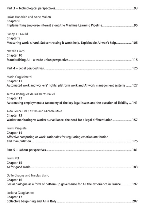 GlenKCampbell's tweet image. 2/🤖
‘Artificial intelligence: labour and society’ gathers in one volume the work of 20+ researchers and academics to give an insightful overview of AI in society and various perspectives (global, environmental, technological, legal and labour).