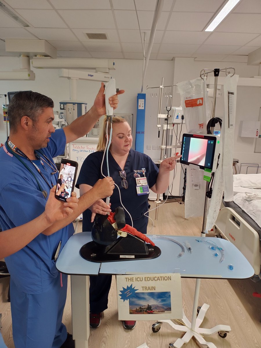 amyMshiels's tweet image. Difficult airway table top teaching 🩺🫁 
Subglottic airway device converted to an Endotracheal tube in an anticipated DA 👏🏻 Snap shot teaching video to follow! @WWLNHS 🎥 #digitalteaching #visuallearners #airwayteaching #surgicaldivison #criticalcare #intensivecaremedicine
