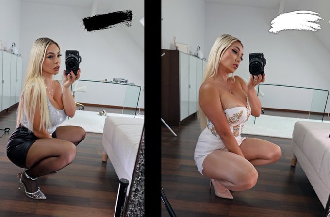 Which outfit is better? 🙈❤️ https://t.co/ZbsvrKOeKc