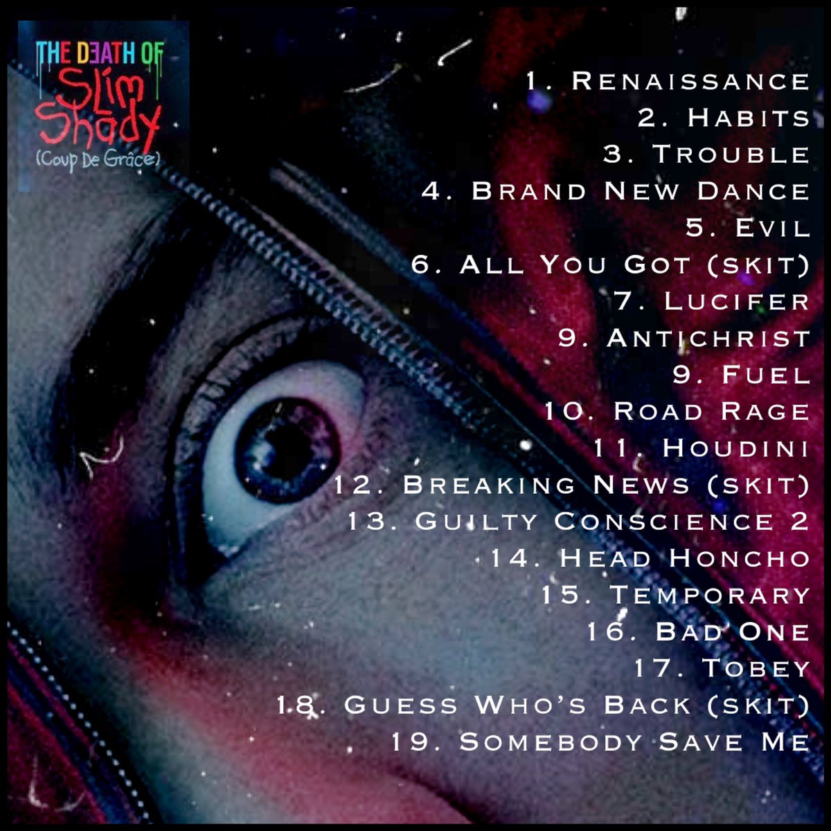 JustAStan18's tweet image. There is NO clean version for #TheDeathOfSlimShady available on digital platforms.

— Because of that we only have 3 digital versions to purchase and 1 to stream.