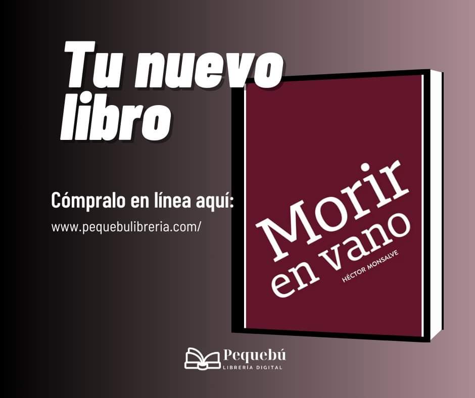«Morir en vano" de Héctor Monsalve es un poemario que revela el momento actual en que el ser humano dialoga con el odio y el miedo de una cabeza encañonada, del animal que solo convive con la violencia y el olvido.

Te invitamos a conocer al poeta chileno: pequebulibreria.com/collections/po…