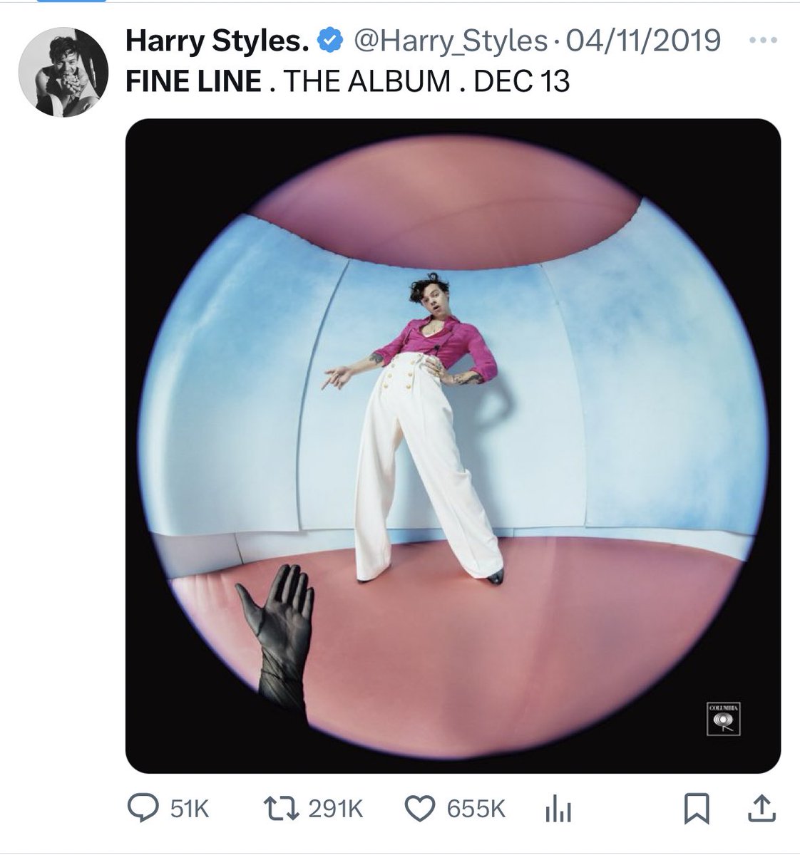 popwhenintimate's tweet photo. when harry made a surprise appearance at kacey musgraves’ show he announced fine line a week later … hs4 is coming y’all https://t.co/XQcS6KmTt4