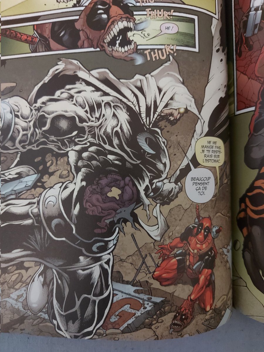 TDeadcool's tweet photo. #DeadpoolFacts 

est-ce que vous saviez que 616 Deadpool avait battu euh le Moon Knight de l'univers Marvel Zombies sans aucune difficulté ? https://t.co/70hFMjbGPh