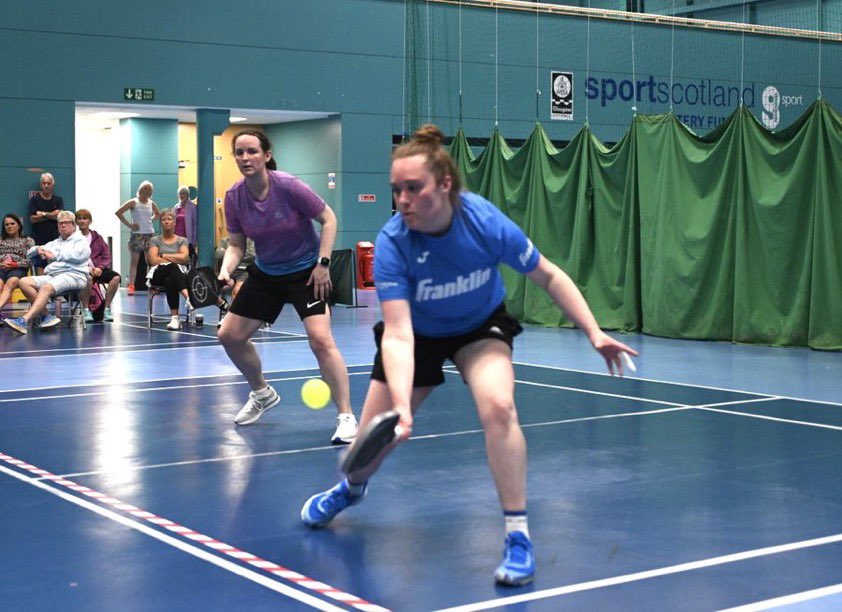 Remarkable pickleball as 4 top players competed for a spot to represent Scotland in the European Team games. Well done to <a href="/lucy_g_elliott/">Lucy Elliott</a> and Lisa Crocket being selected for the doubles team and <a href="/Corinnatt/">Corinna Whitaker</a> selected to the mixed team. <a href="/sportscotland/">sportscotland</a>