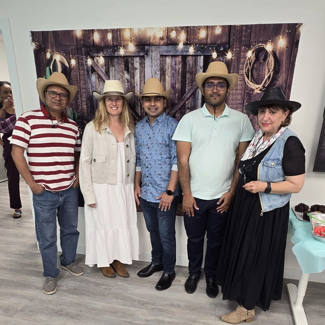 Yahoo! AIMGA's Calgary Stampede party was an absolute blast! We mingled, feasted on delicious food, and showed off our line dancing moves. Happy Stampeding, everyone! 🤠

#aimga #imgs #CalgaryStampede #AIMGAEvents #LineDancing #StampedeParty #StampedeFun
