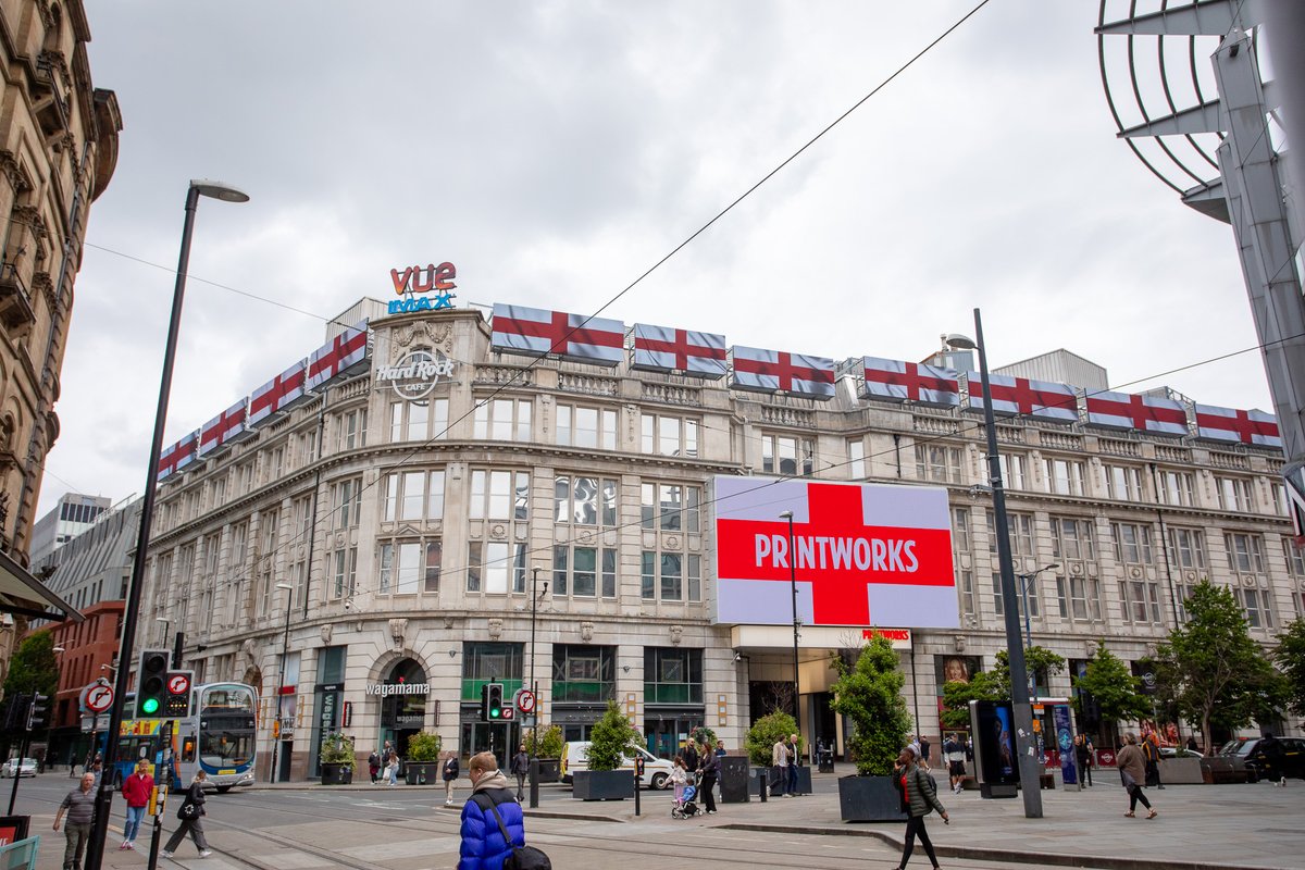Win or lose we’re always proud. Always Printworks. Your home for sport.

Don't forget to tag us in your posts and show your support for #England! ⚽