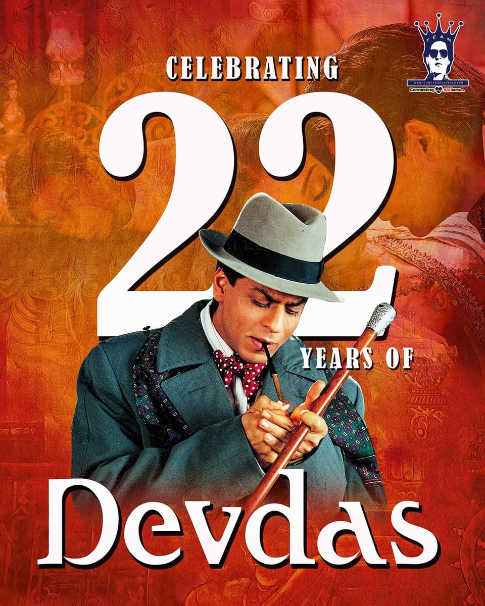 teamsrkmexico's tweet photo. ¡Celebrando 22 años de #Devdas!
La icónica representación de Shah Rukh Khan de Devdas todavía resuena en nosotros, capturando la esencia del amor, la pérdida y el anhelo.
¡Brindo por la magia intemporal de esta obra maestra cinematográfica!
@iamsrk
#22YearsOfDevdas
@teamsrkfc https://t.co/o0BSydntpr