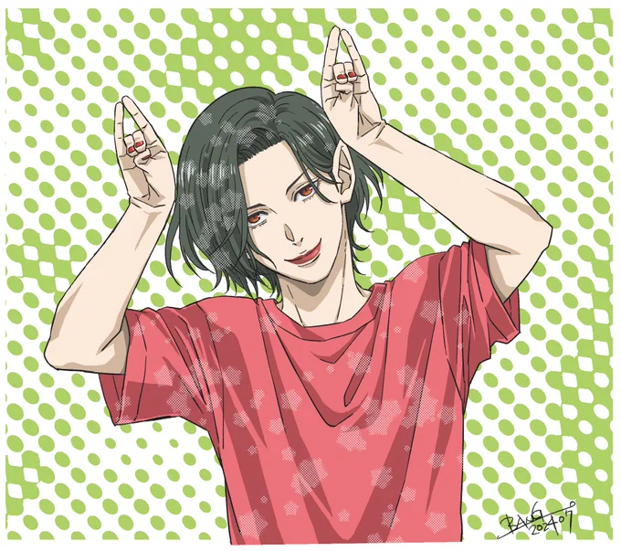 らくがき。蘭ちゃん 