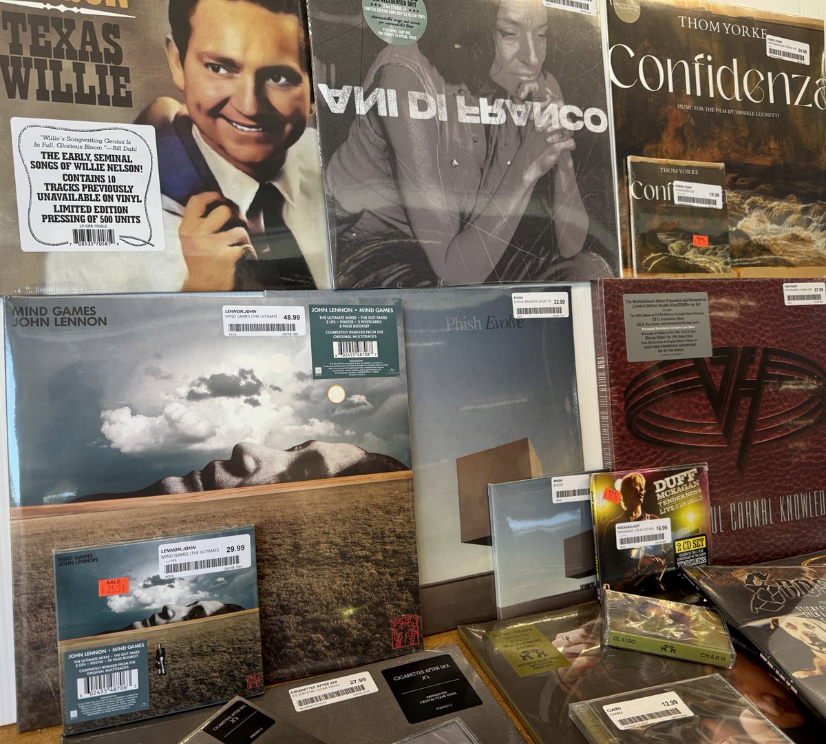 New release Friday! Lots of releases out today including new studio albums from Phish, Ani DiFranco, Clairo, Cigarettes After Sex, Megan Moroney, a score by Thom Yorke, and more. Plus reissues from Van Halen, John Lennon, Crazy Town, Rolling Stones, Cannonball Adderley, &amp; more!